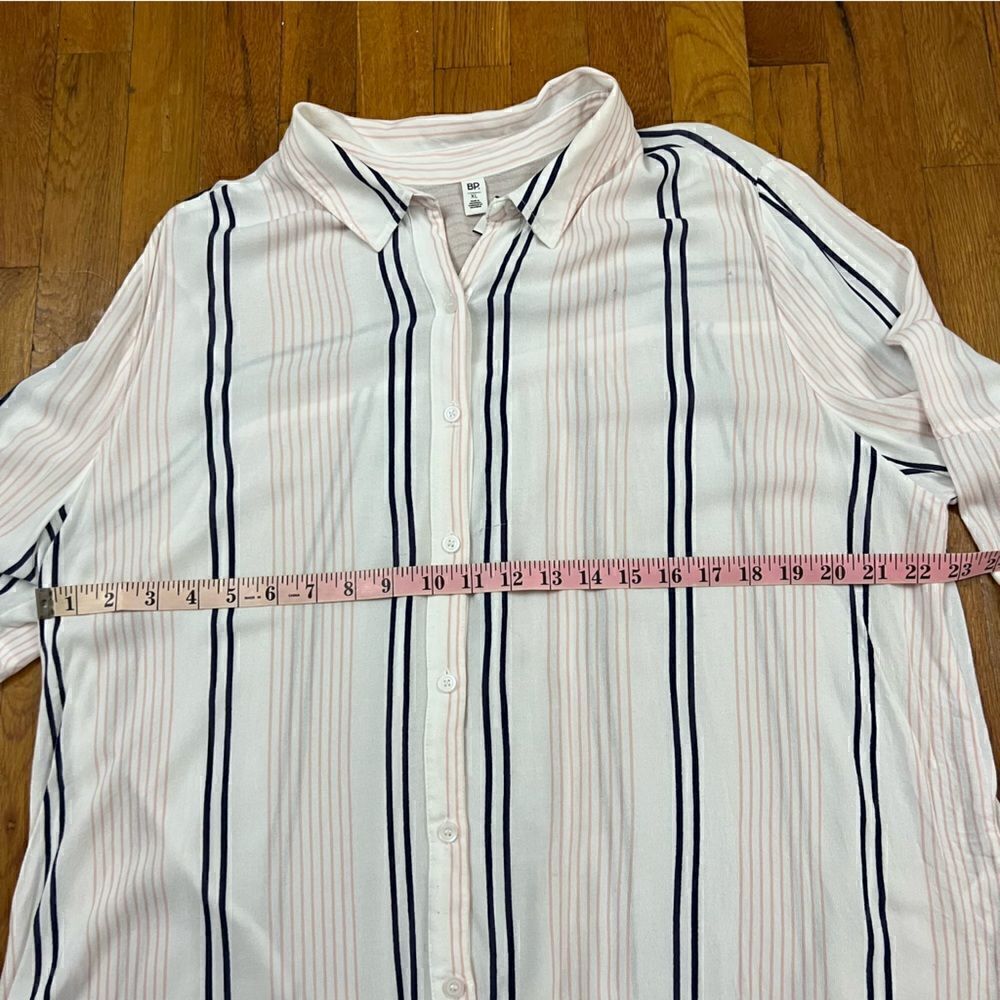 BP Button Up Rayon Flow Blouse XL - Picture 5 of 6
